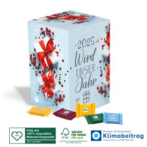 Adventskalender Cube „XL“ mit Ritter SPORT Schokolade