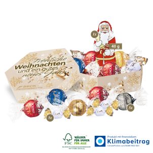 Süße Präsentbox Weihnachten „Maxi“, Klimaneutral, FSC®