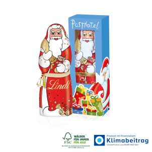 Lindt Weihnachtsmann mit Glöckchen, 70 g, Klimaneutral, FSC®