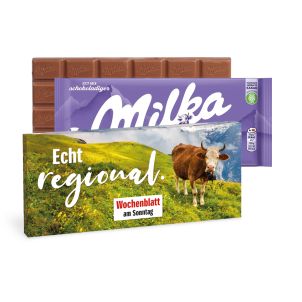 Schokolade von Milka, 100 g